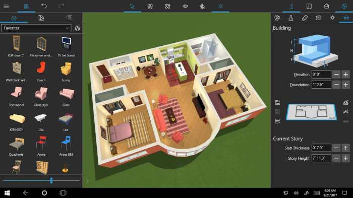 3d interior home design software free download